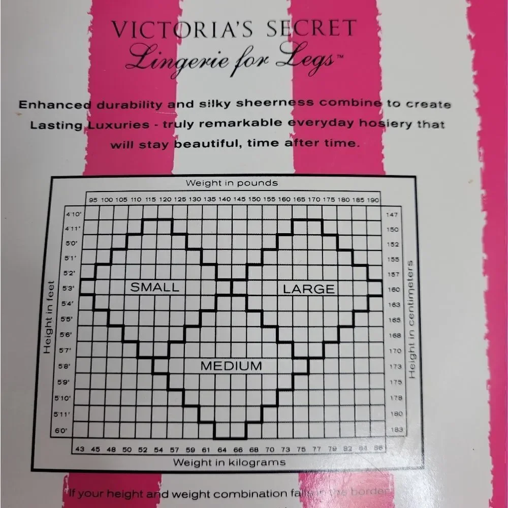 NEW VINTAGE 90s Victoria's‎ Secret lasting luxuries espresso brown pantyhose S